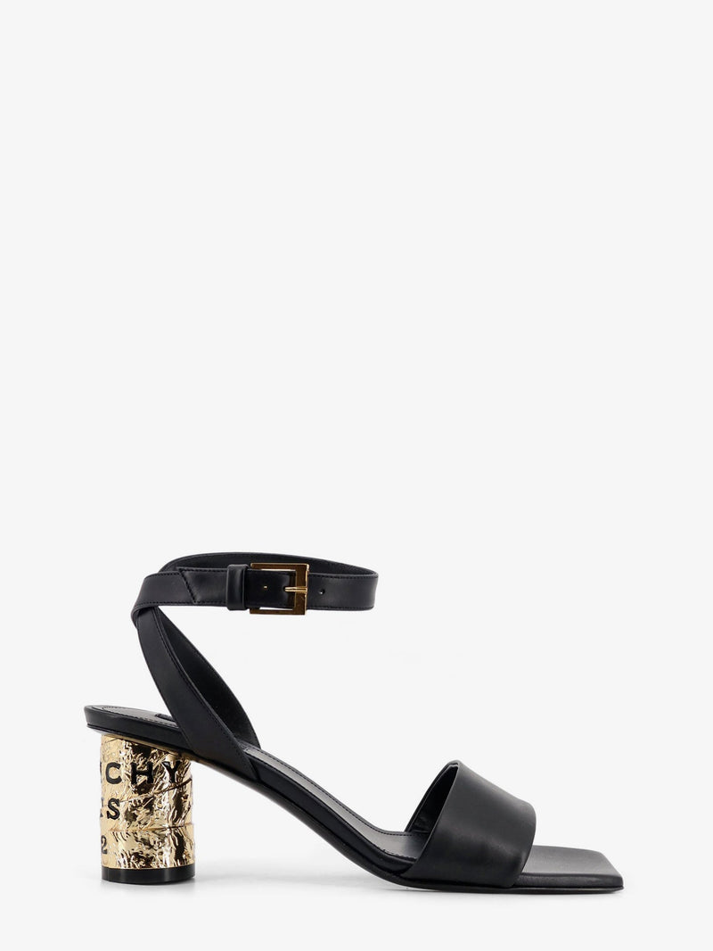 Givenchy Givenchy Tape Leather Heeled Sandals Black Women - World Class Fashion