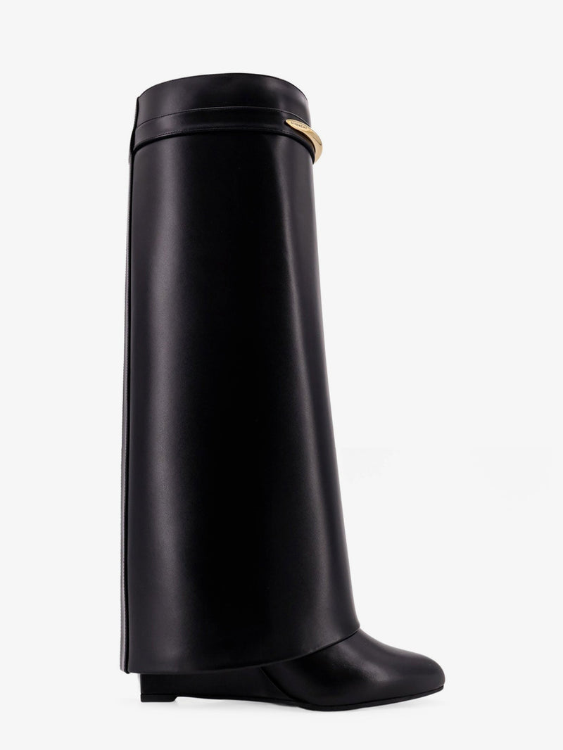 Givenchy Botas Givenchy de cuero Shark negras para mujer - World Class Fashion