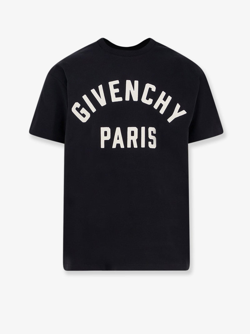 Givenchy Givenchy Camiseta de Algodón Negra para Hombre - World Class Fashion