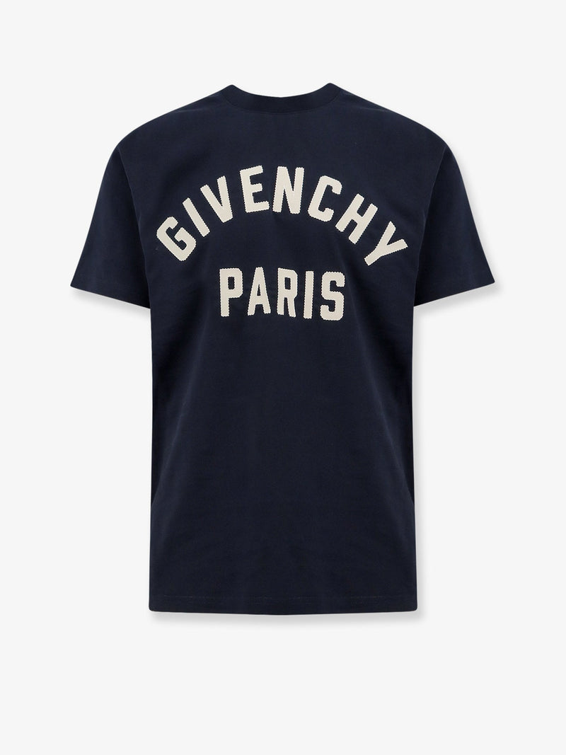 Givenchy Givenchy Camiseta de Algodón Azul para Hombre - World Class Fashion