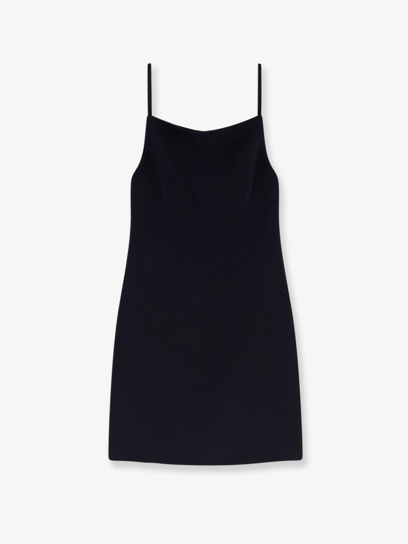 Givenchy Givenchy Vestido Mini de Mezcla de Viscosa Negro - World Class Fashion