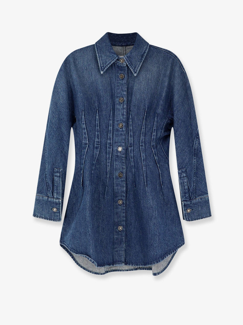 Givenchy Vestido camisero vaquero Givenchy azul - World Class Fashion