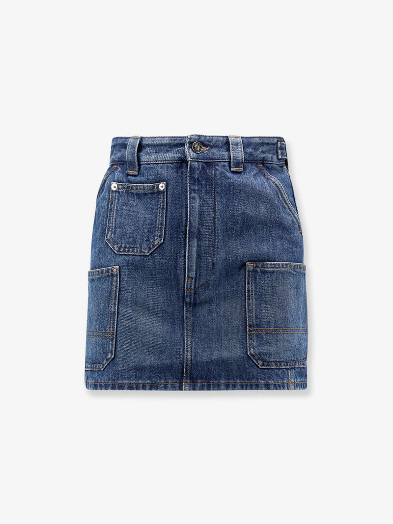 Givenchy Minifalda de mezclilla Givenchy azul para mujer - World Class Fashion