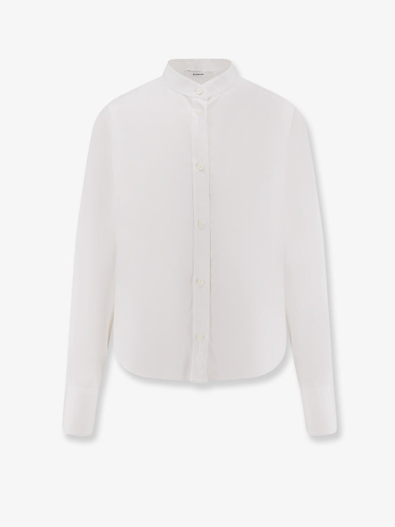 Givenchy Givenchy Open Back Cotton Shirt White - World Class Fashion