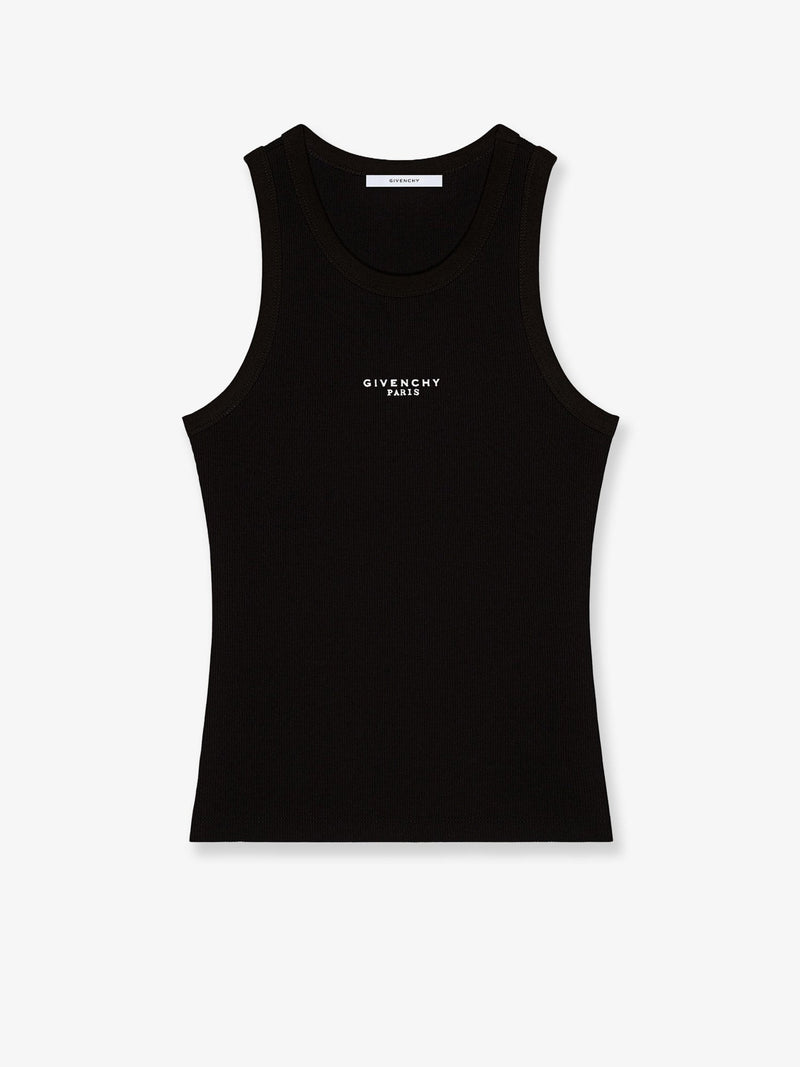 Givenchy Givenchy Cotton Blend Tank Top Black - World Class Fashion