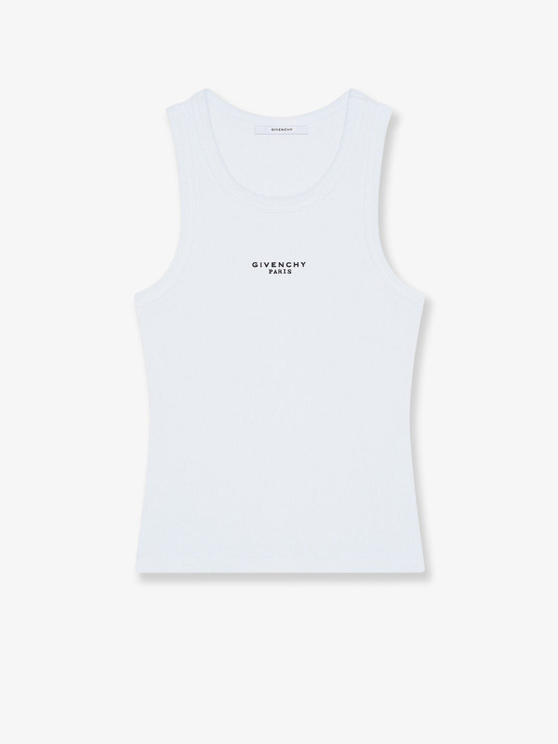 Givenchy Givenchy Cotton Blend Tank Top White - World Class Fashion