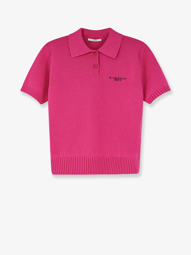 Givenchy Polo de lana y cachemir Givenchy rosa - World Class Fashion