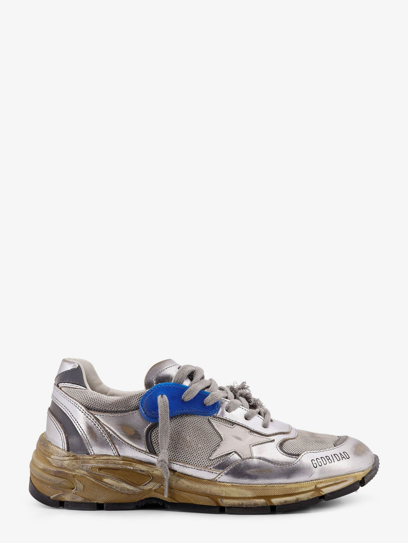 Golden Goose Zapatillas Golden Goose de malla y piel grises para hombre - World Class Fashion