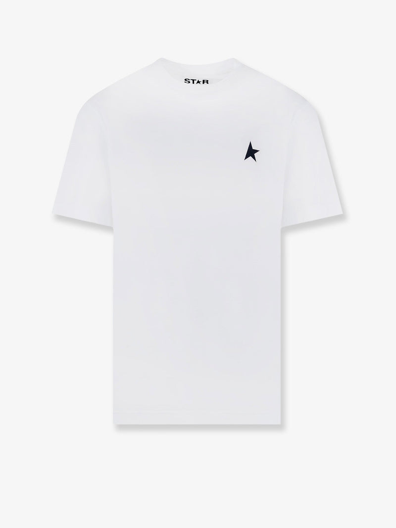Golden Goose Golden Goose Camiseta de Algodón Blanca para Hombre - World Class Fashion