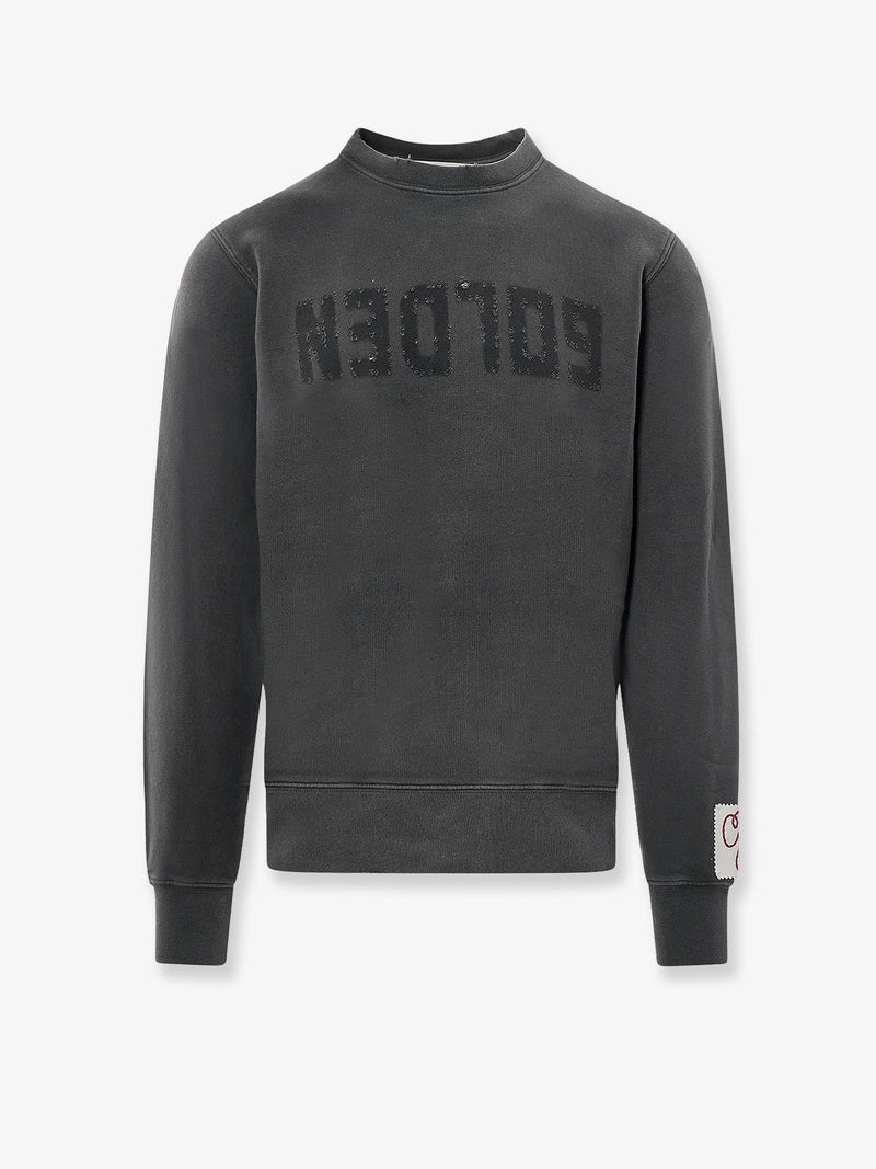 Golden Goose Sudadera desgastada Archibald de Golden Goose, color gris - World Class Fashion