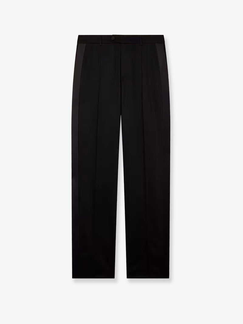 Golden Goose Golden Goose Pablo Virgin Wool Trousers Black Men - World Class Fashion