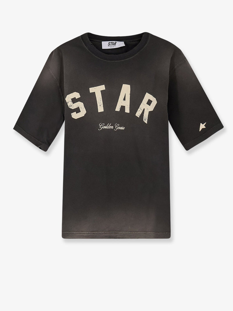 Golden Goose Golden Goose Deluxe Brand Cotton T-Shirt Grey - World Class Fashion