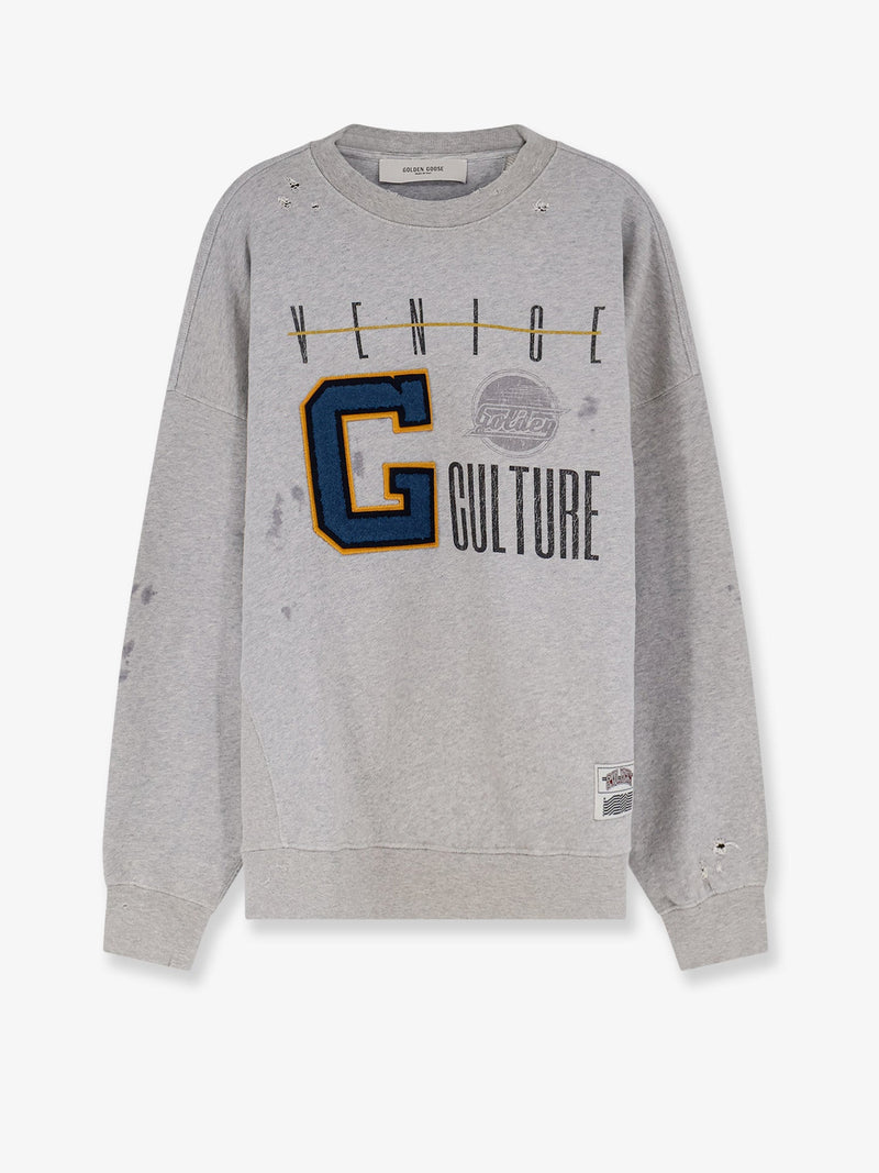 Golden Goose Sudadera Golden Goose de algodón gris para hombre - World Class Fashion