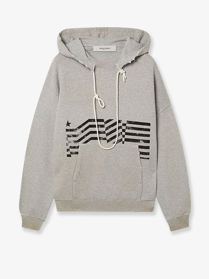 Golden Goose Sudadera de Algodón Golden Goose Gris para Hombre - World Class Fashion
