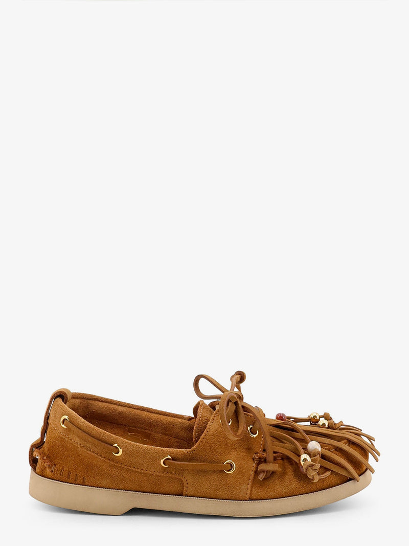 Golden Goose Golden Goose Cruise Fringes Suede Loafers Brown - World Class Fashion
