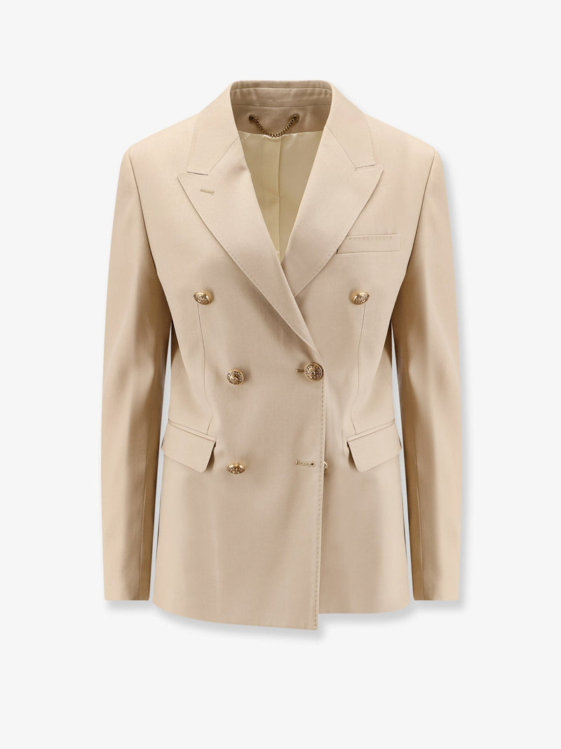 Golden Goose Golden Goose Americana de Lana Virgen Beige para Mujer - World Class Fashion