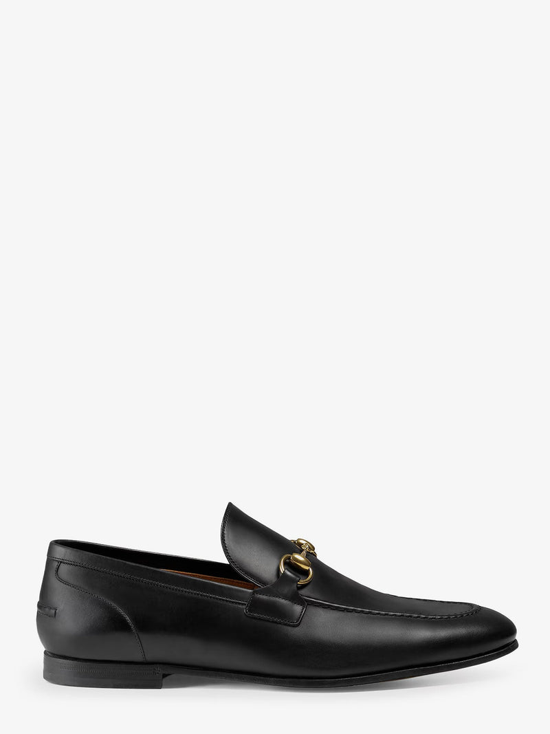 Gucci Mocasines Gucci Jordaan de piel negros - World Class Fashion