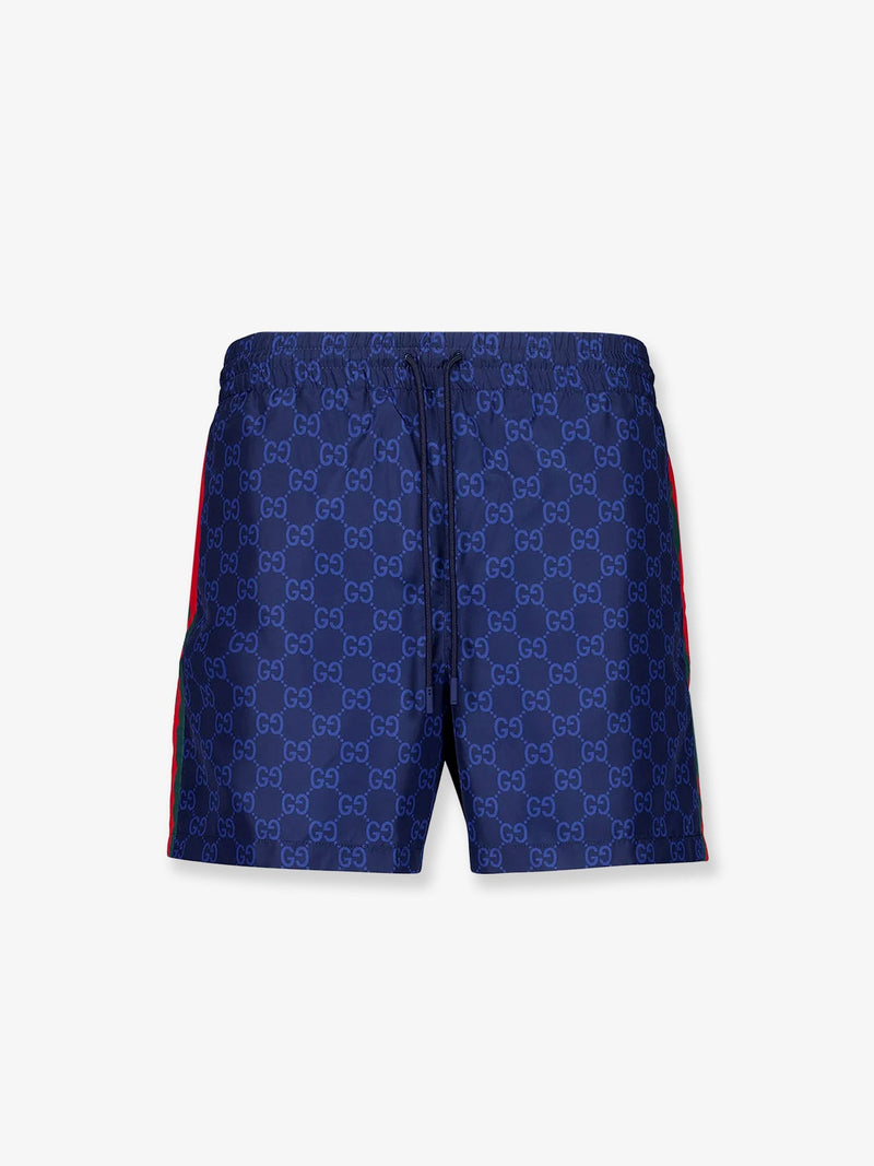 Gucci Bañador de nylon GG de Gucci azul - World Class Fashion