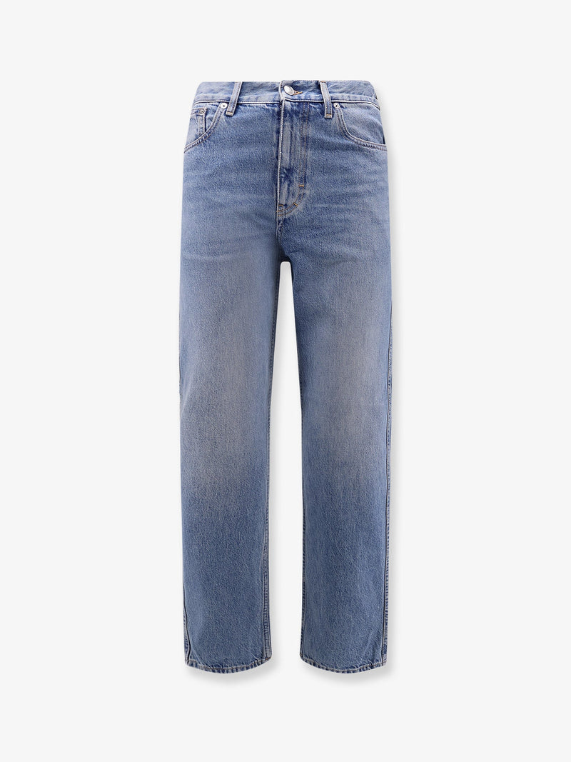 Gucci Jeans ajustados de algodón azul con certificado Gucci - World Class Fashion