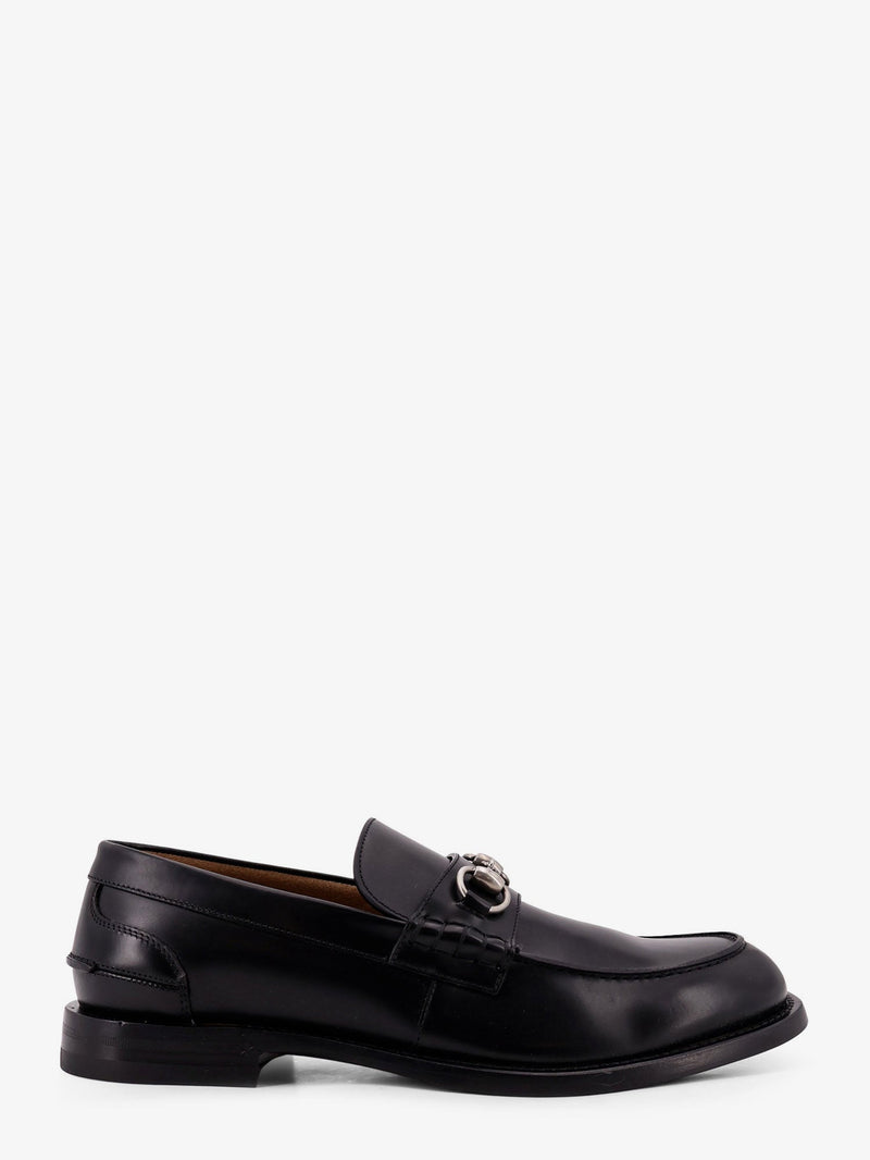 Gucci Mocasín Gucci de piel con detalle Horsebit Negro - World Class Fashion