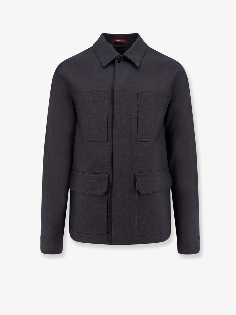 Gucci Gucci Wool Shirt Jacket Brown Men - World Class Fashion