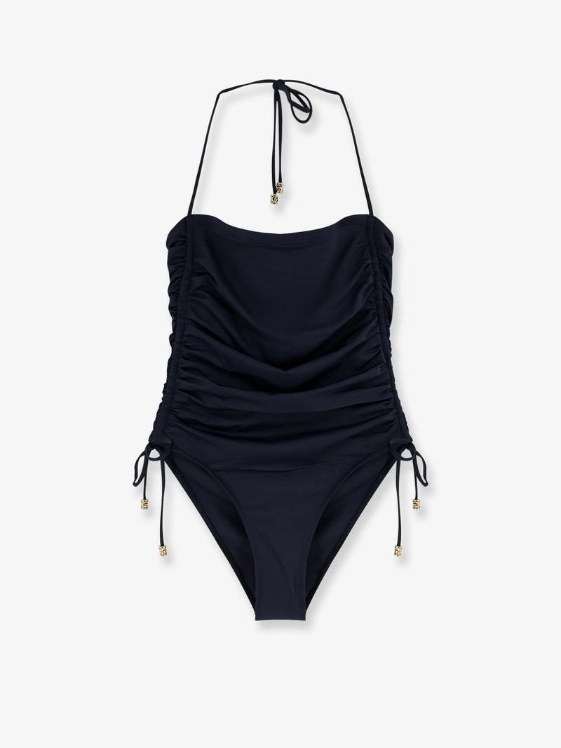 Gucci Gucci Stretch Jersey One-Piece Swimsuit Black - World Class Fashion