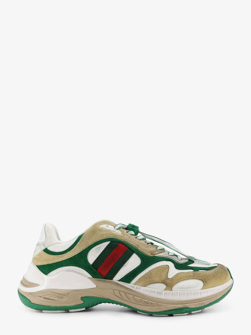 Gucci Gucci Suede Sneakers Beige Men - World Class Fashion