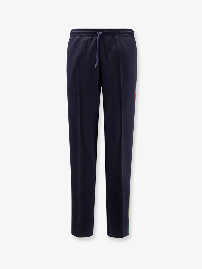 Gucci Gucci Jersey Trousers Blue Men - World Class Fashion