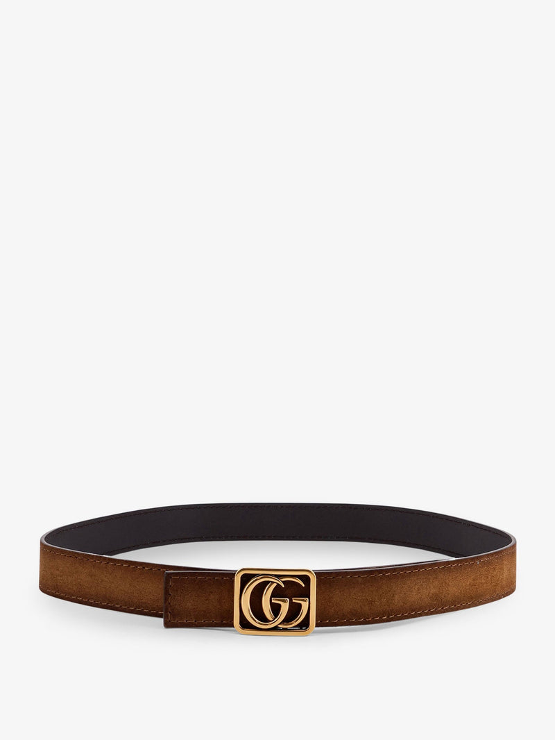 Gucci Gucci Reversible Leather Belt Brown - World Class Fashion