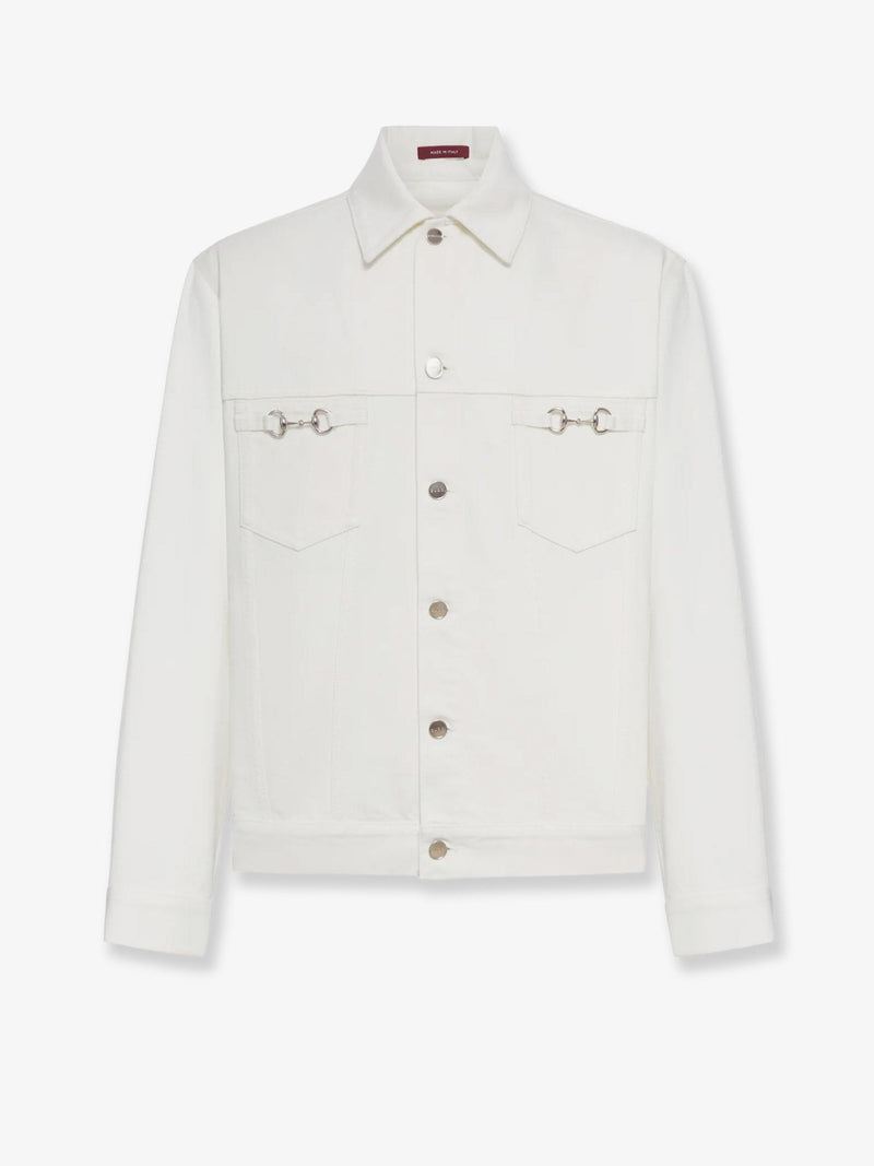 Gucci Gucci White Denim Jacket Men - World Class Fashion