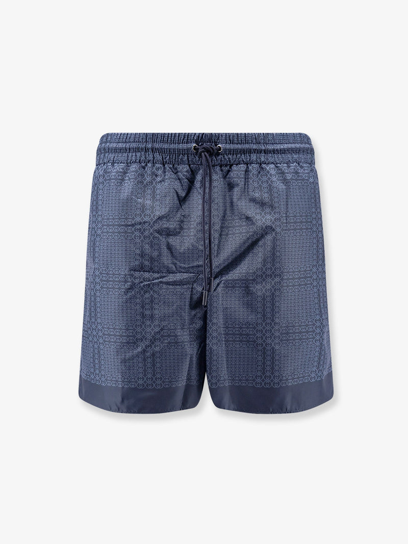 Gucci Bañador de nailon azul para hombre Gucci - World Class Fashion