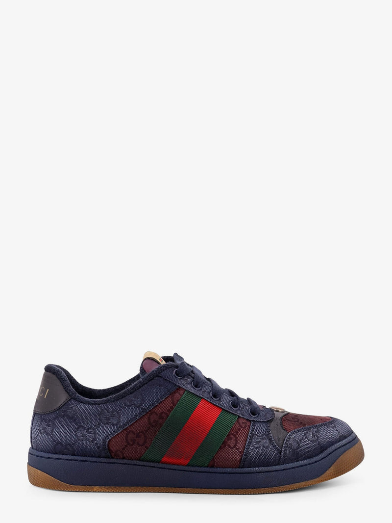 Gucci Gucci GG Bicolor Fabric Sneakers Blue Men - World Class Fashion