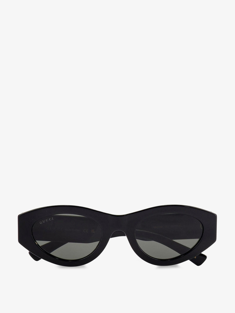 Gucci Gucci Acetate Oval Sunglasses Black Women - World Class Fashion