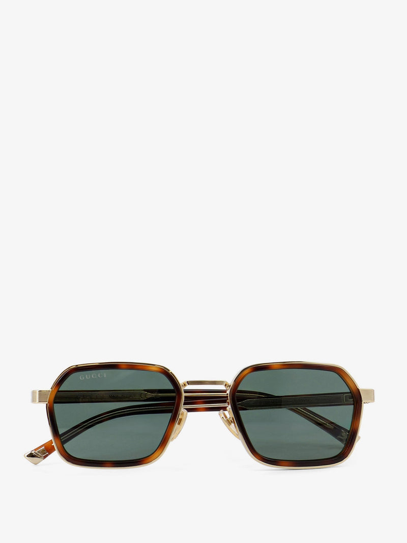 Gucci Gafas de sol Gucci de acetato marrones para hombre - World Class Fashion