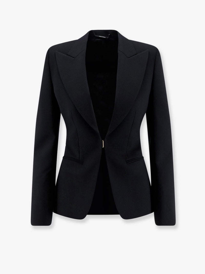 Gucci Americana Gucci de lana técnica negra para mujer - World Class Fashion