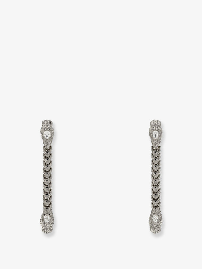 Gucci Gucci Dionysus Earrings With Crystals Silver - World Class Fashion