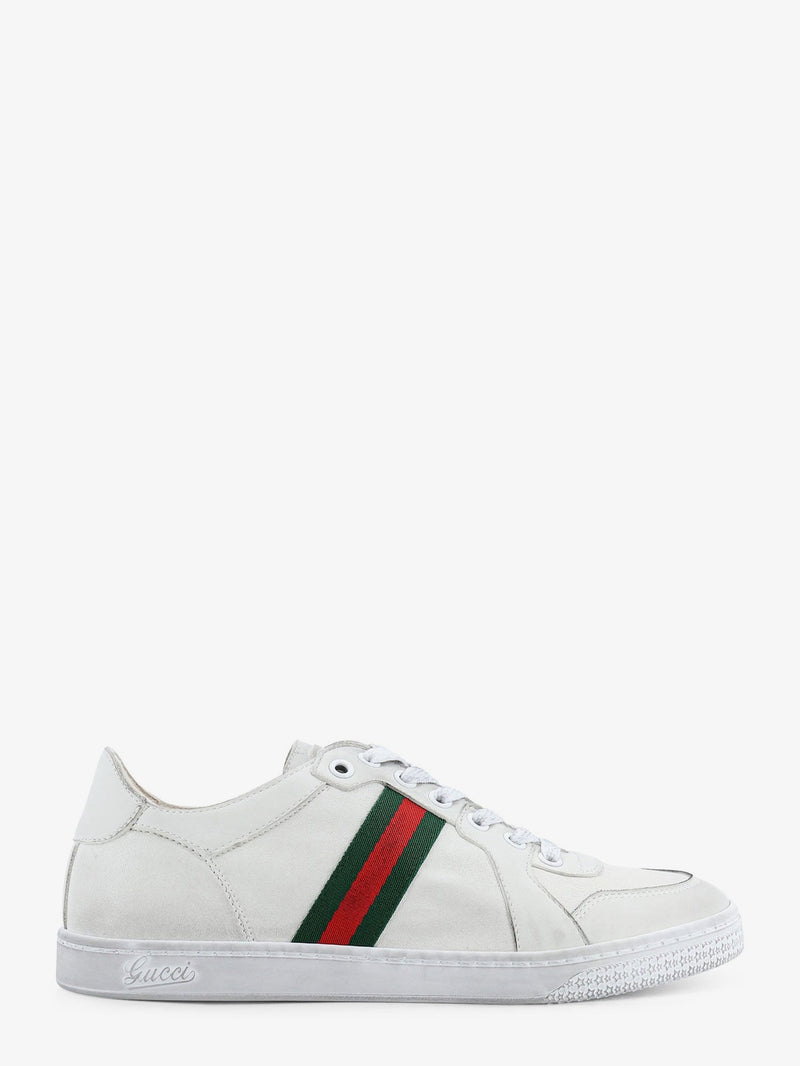 Gucci Gucci Stretch Leather Sneakers White Women - World Class Fashion