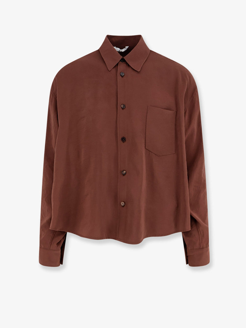 Hevo Hevo Arpinova Modal Blend Shirt Brown - World Class Fashion