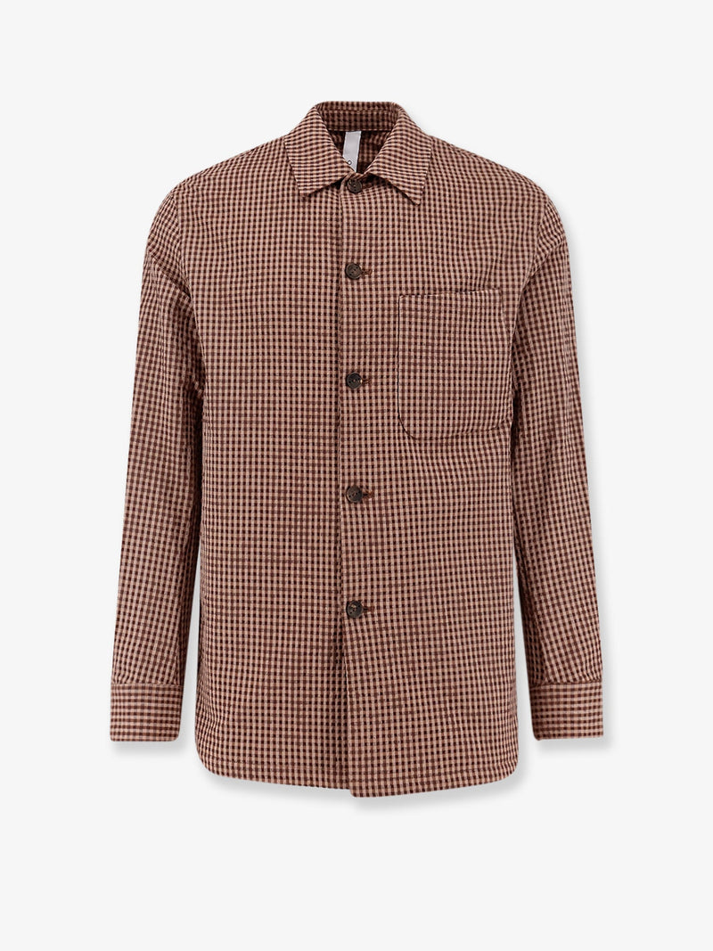 Hevo Hevo Bari Cotton Blend Shirt/Jacket Brown - World Class Fashion