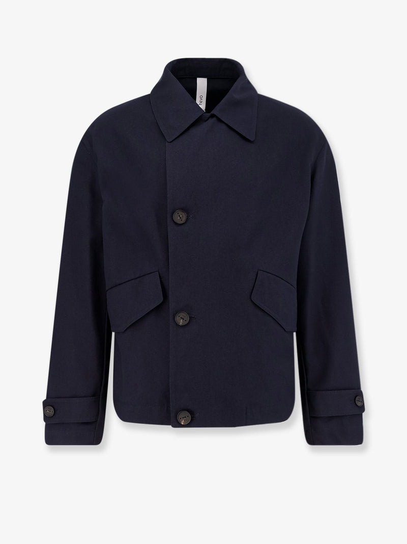 Hevo Hevo Isola Di San Pietro Cotton Jacket Blue - World Class Fashion
