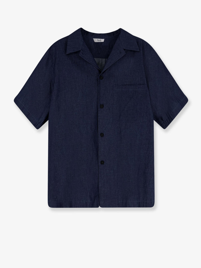 Hevo Hevo Men's Blue Denim Shirt - World Class Fashion