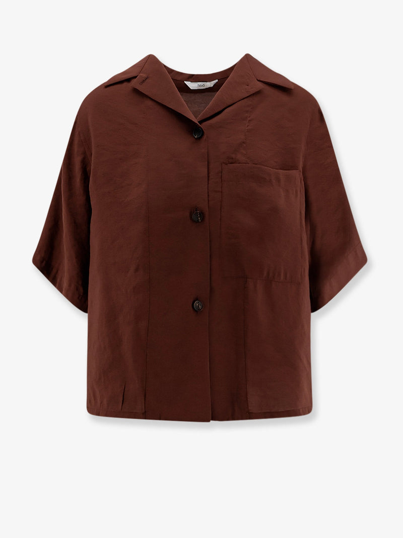 Hevo Hevo Novoli Modal Blend Shirt Brown - World Class Fashion