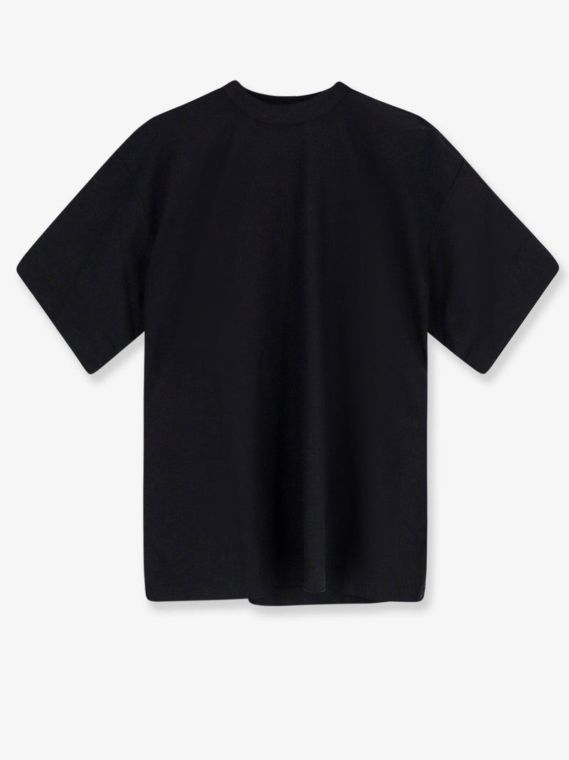 Hevo Camiseta Hevo Ripalta Lino Viscosa Negra - World Class Fashion