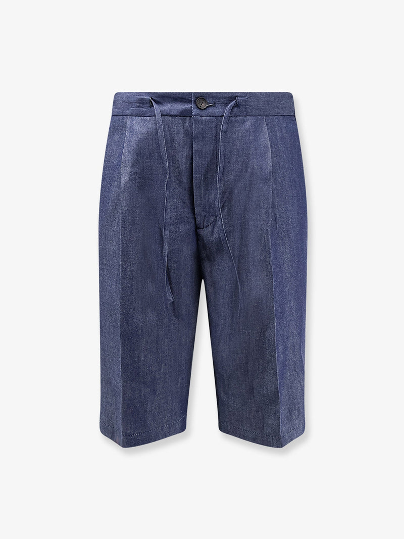 Hevo Hevo Torre Lapillo Cotton Shorts Blue - World Class Fashion