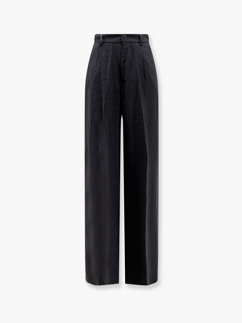 Hevo Hevo Torreveneri Pantalones Mezcla de Modal Negro - World Class Fashion
