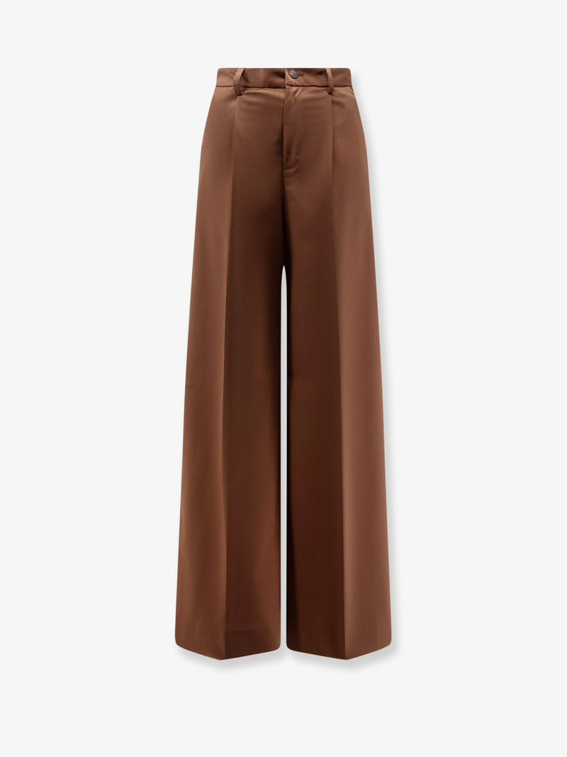Hevo Pantalón de mezcla de lana Hevo Torreveneri marrón - World Class Fashion