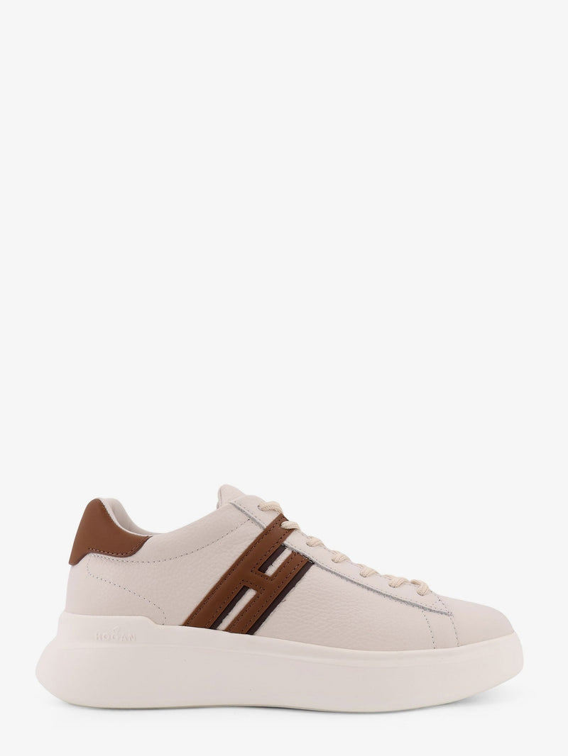 Hogan Zapatillas Hogan H580 de piel blancas para hombre - World Class Fashion