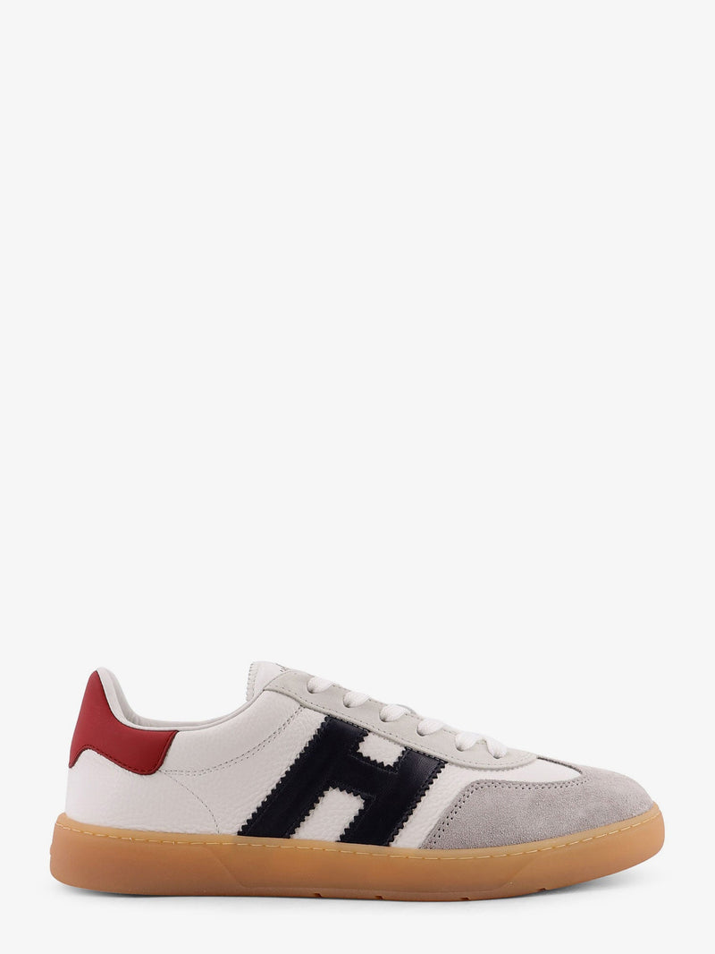 Hogan Zapatillas Hogan de cuero con inserciones de ante blancas para hombre - World Class Fashion