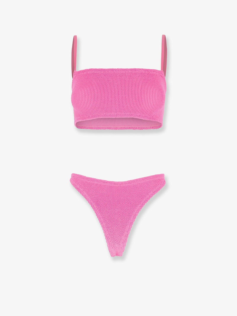 Hunza G Hunza G The Original Crinkle Bikini Pink - World Class Fashion