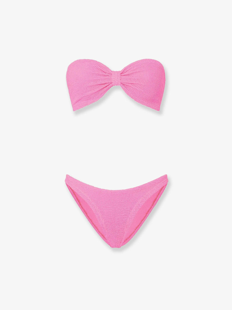 Hunza G Hunza G The Original Crinkle Bikini Pink - World Class Fashion
